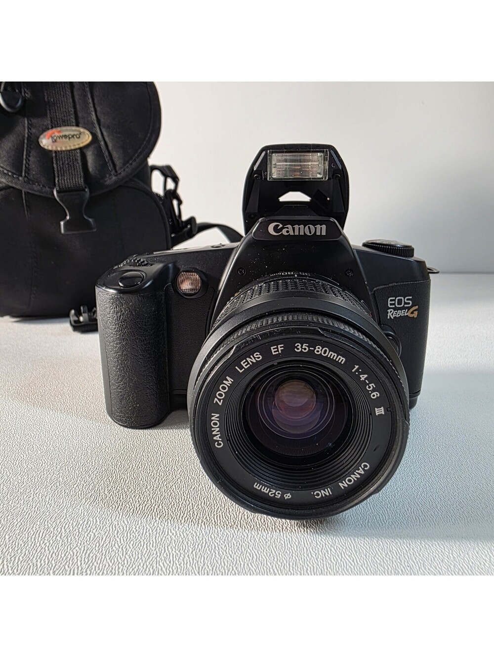 Canon EOS Rebel G 35mm SLR Film Camera with EF 35-80mm  Tested and works!